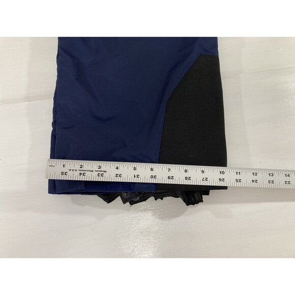 Vintage Columbia Men’s M Blue Snow Pants Ski Snowboard Nylon Side Zip Lined - Picture 14 of 14